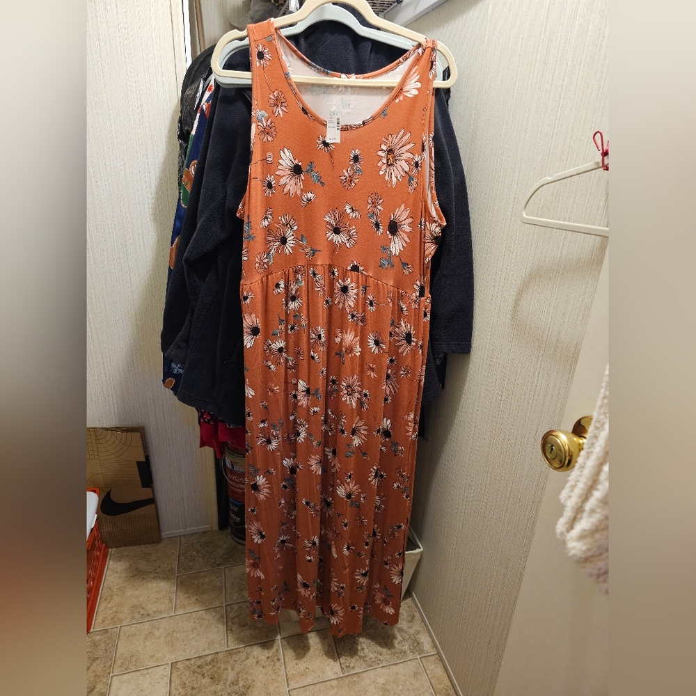 Maurices Maxi Sundress sz 2xl NEW